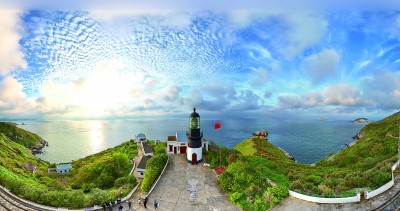 A scenic view of Zhoushan Zhedong Yanhai Dengta