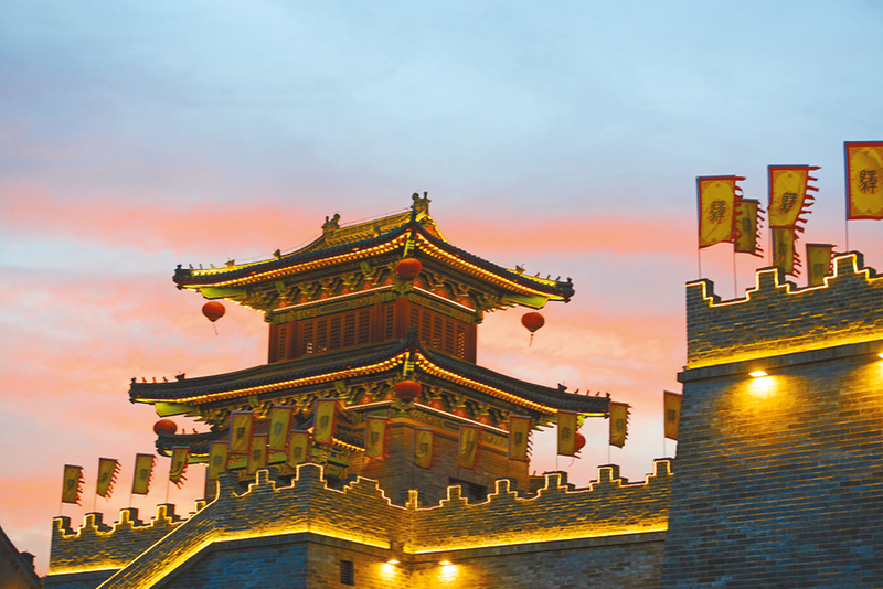 A scenic view of Zhumadian Caiguogucheng