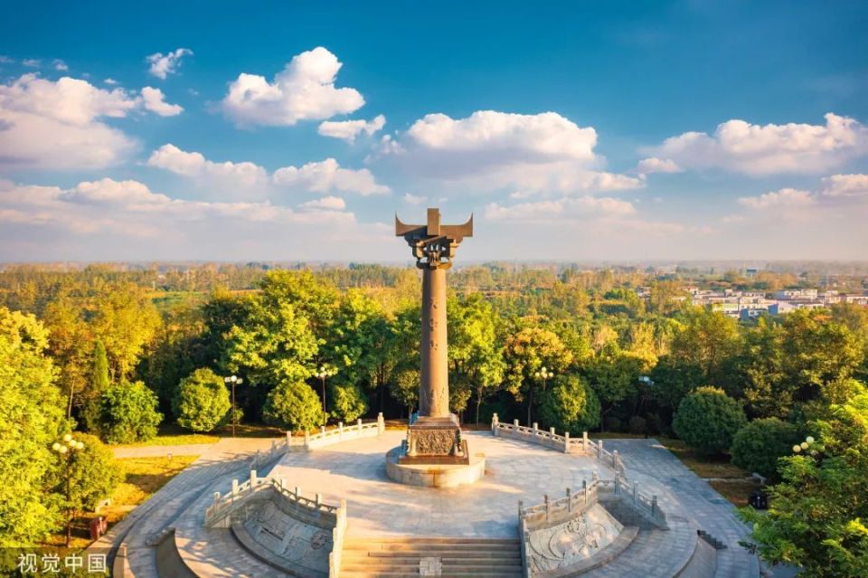 A scenic view of Zhumadian Gelinggucheng