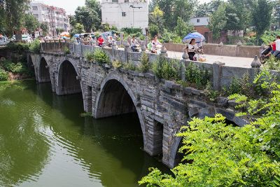 A scenic view of Zhumadian Runingshiqiao