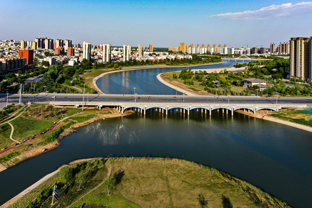 A scenic view of Zhumadian Runingshiqiao
