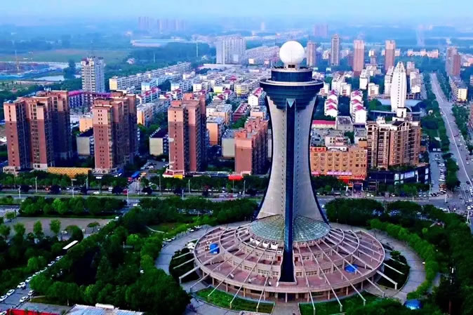 A scenic view of Zhumadian Wuyingta