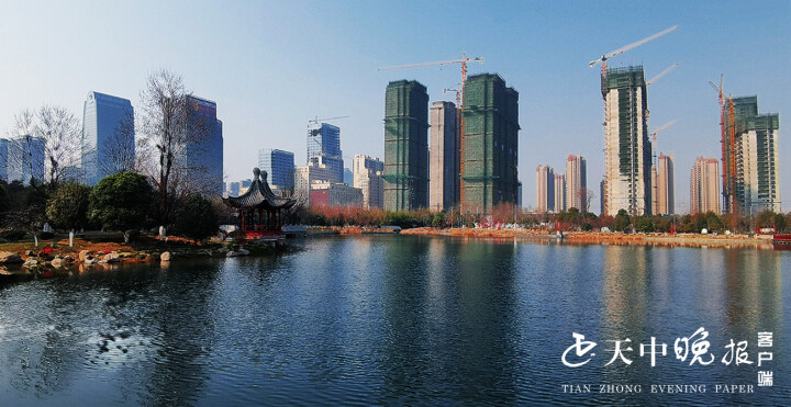 A scenic view of Zhumadian Xiugongjieshiheshangta