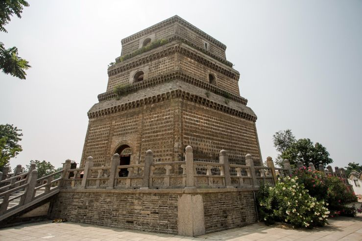 A scenic view of Zhumadian Xiugongjieshiheshangta