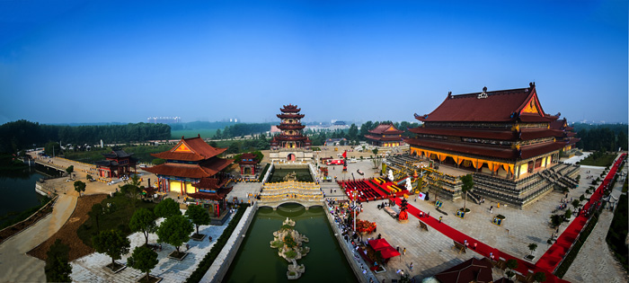 A scenic view of Zhumadian Yangtaisyizhi