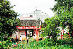 A scenic view of Zhuzhou Maozedong Shuikou Liandui Jiandang Jiuzhi
