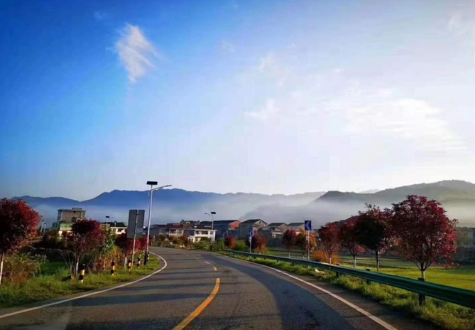 A scenic view of Zhuzhou Maozedong Shuikou Liandui Jiandang Jiuzhi