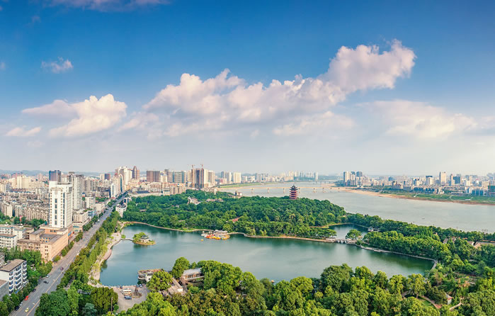 A scenic view of Zhuzhou Moshan Yizhi