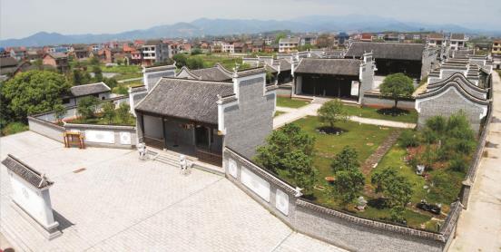 A scenic view of Zhuzhou Xianggan Geming Genjudi Jiuzhi