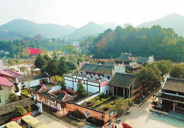 A scenic view of Zhuzhou Xiangnan Qiyi Jiuzhiqun