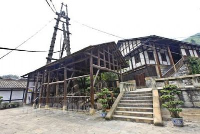 A scenic view of Zigong Dongyuanjing Guchang