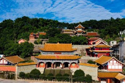 A scenic view of Zigong Fushun Wenmiao