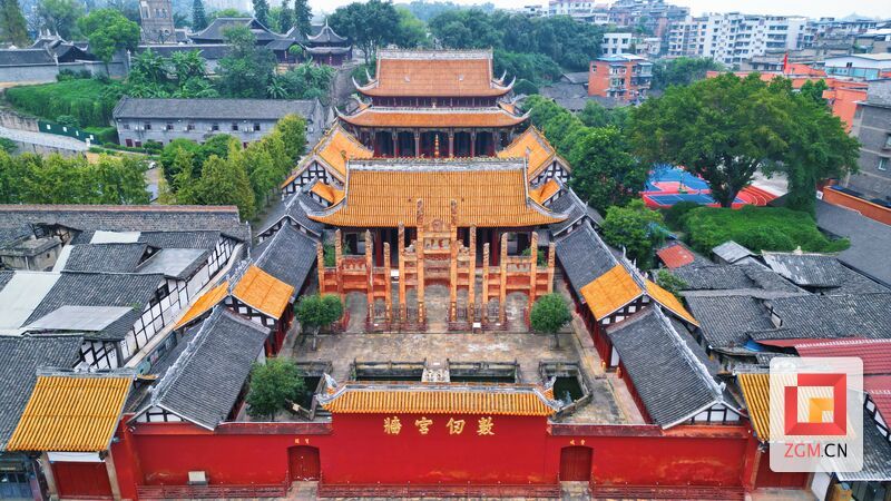 A scenic view of Zigong Fushun Wenmiao