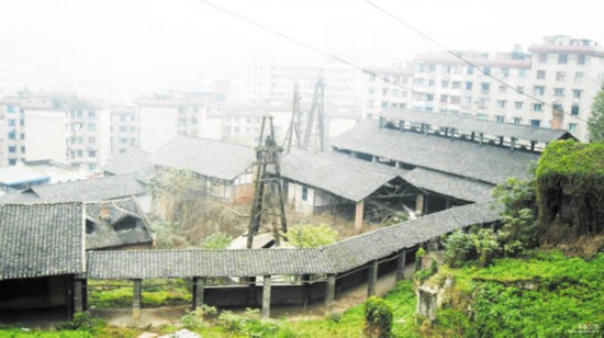 A scenic view of Zigong Jichengjing Yanzuofang Yizhi