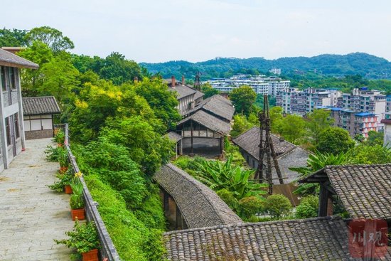 A scenic view of Zigong Jichengjing Yanzuofang Yizhi