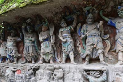 A scenic view of Zigong Rongxian Dafoshiku