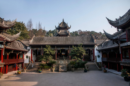 A scenic view of Zigong Xiqin Huiguan