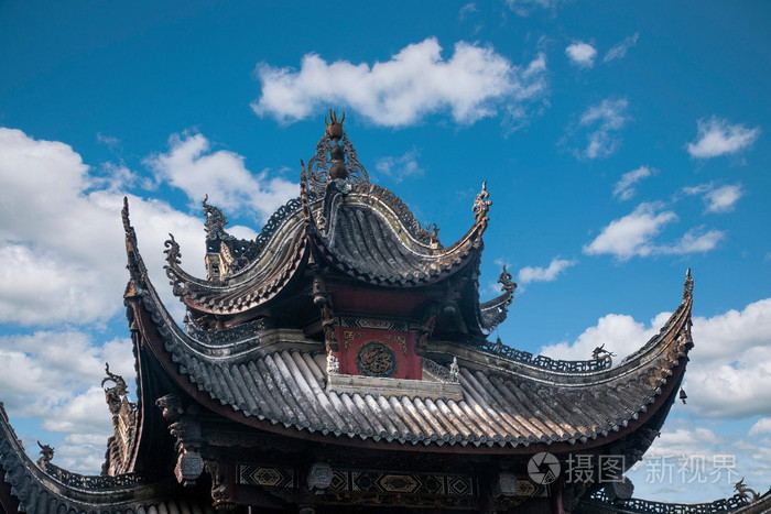 A scenic view of Zigong Xiqin Huiguan