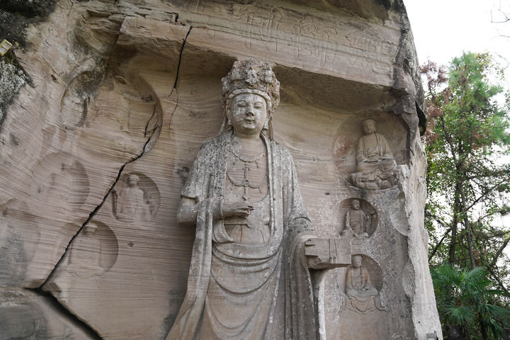 A scenic view of Ziyang Banyueshan Moya Zaoxiang