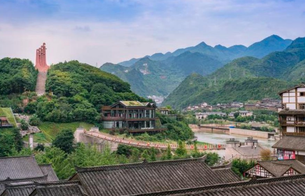 A scenic view of Zunyi Maotaijiu Niangjiu Gongye Yichanqun